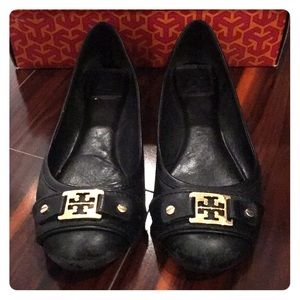 Black Tory Burch Flats